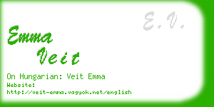 emma veit business card